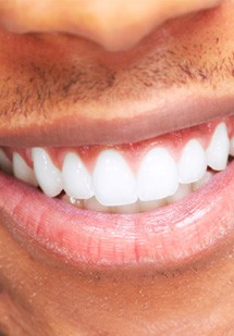 Closeup of a man smiling